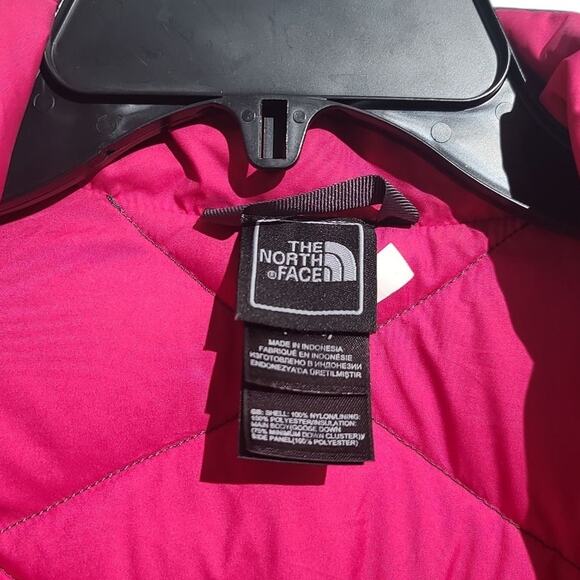 The North Face Girls 550 Fill Down Puffer Jacket Large 14-16 Dark Gray - Picture 5 of 7